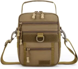 Tactical Shoulder Bag Outdoor Sling Backpack Military Sport Concealed Carry for Range Travel Hiking(Yellow) (Yellow)