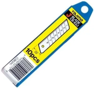 Tajima LCB-62 7/8" x 8-point Replacement Snap Blades for Heavy Duty LC-620 Knives 10-blade hard pack