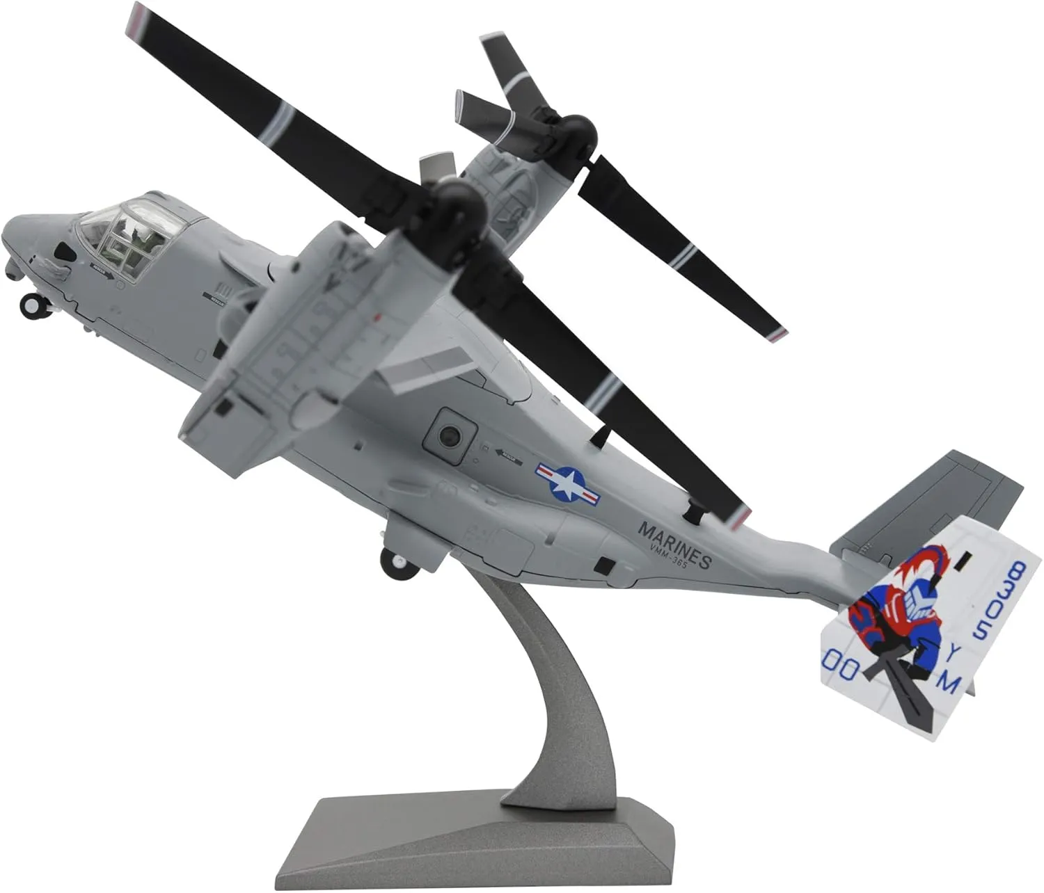 TANG DYNASTY(TM 1:72 V-22 Osprey Military Transport Aircraft Metal Plane Model,U.S Navy,Foldable,Military Airplane Model,Diecast Plane,for Collecting and Gift