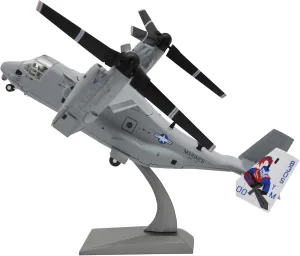 TANG DYNASTY(TM 1:72 V-22 Osprey Military Transport Aircraft Metal Plane Model,U.S Navy,Foldable,Military Airplane Model,Diecast Plane,for Collecting and Gift