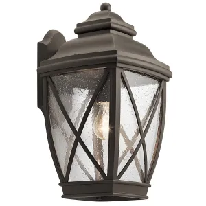 Tangier 1 Light Large Wall Lantern | Olde Bronze