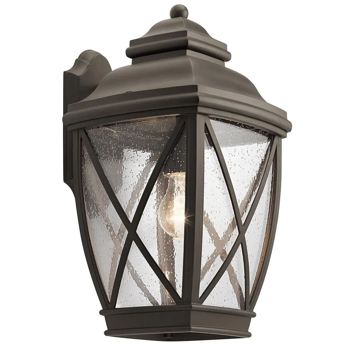 Tangier 1 Light Large Wall Lantern | Olde Bronze