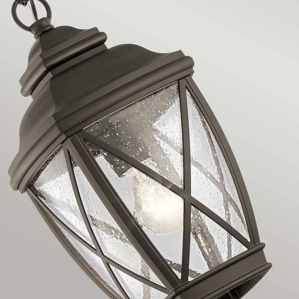 Tangier 1 Light Medium 7.5" Chain Lantern | Olde Bronze