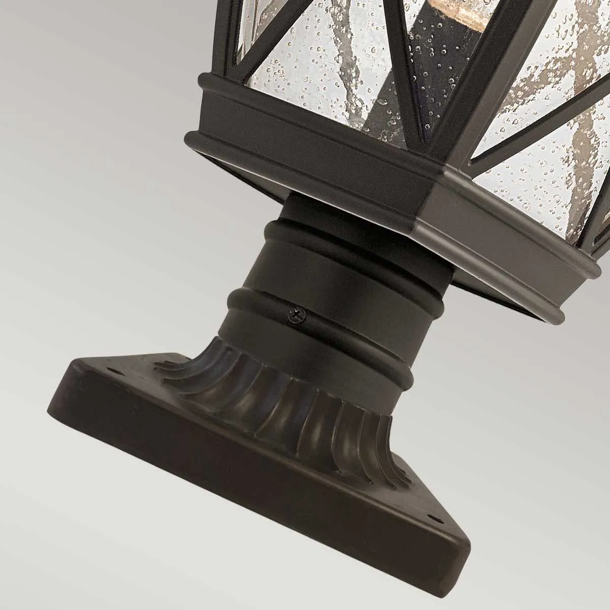 Tangier 1 Light Medium 7.5" Pedestal | Olde Bronze