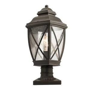 Tangier 1 Light Medium 7.5" Pedestal | Olde Bronze