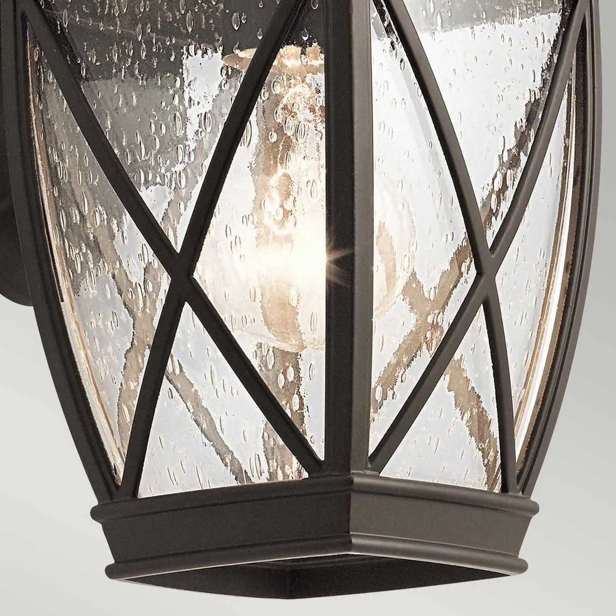 Tangier 1 Light Small Wall Lantern | Olde Bronze