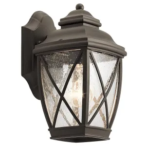 Tangier 1 Light Small Wall Lantern | Olde Bronze