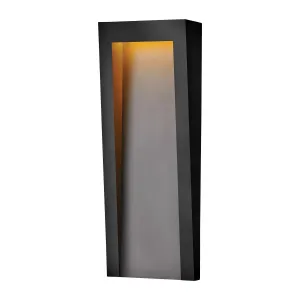 Taper LED Wall Lantern | Textured Black