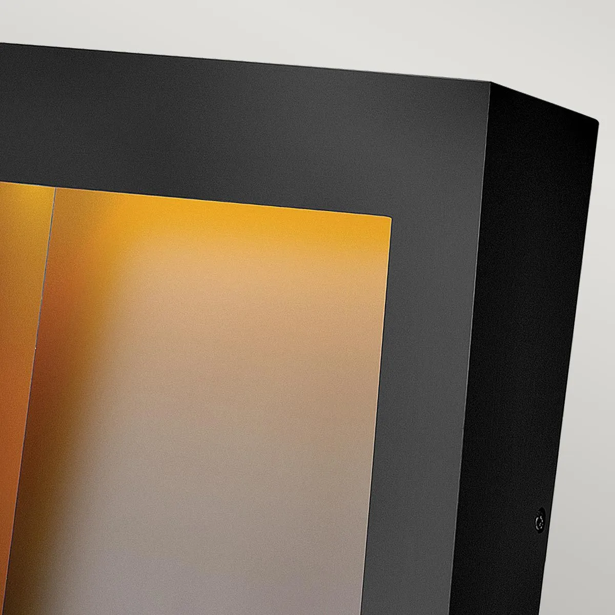 Taper LED Wall Lantern | Textured Black