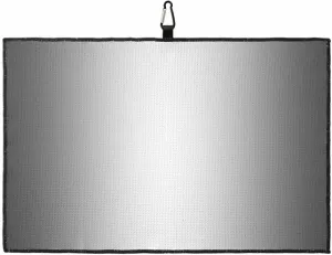 Teamery Golf Towel for Golf Bags, Modern Grey White Gradual Simple Artistic Style Golf Accessories for Men, Cooling Towels with Carabiner Clip, 24x16in Waffle Microfiber Yoga Towel for Gym