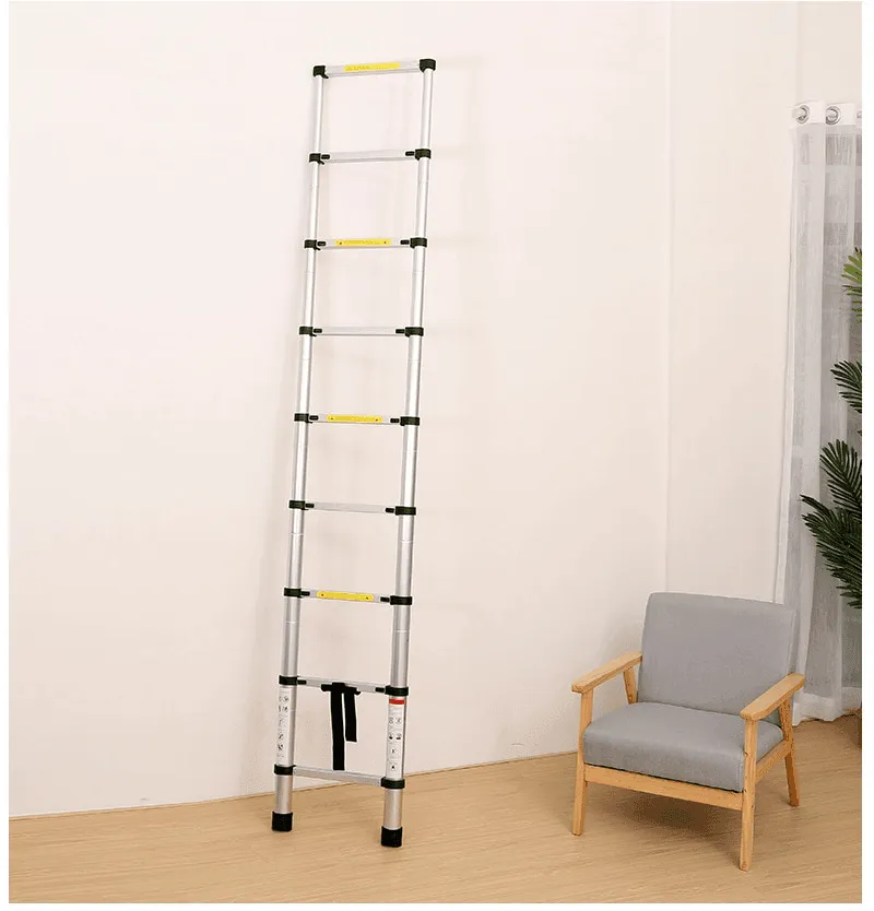 Telescopic Folding Ladder - Adjustable Non-Slip Design
