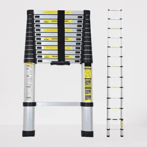 Telescopic Folding Ladder - Adjustable Non-Slip Design