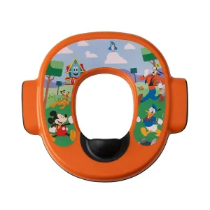 The First Years Disney Mickey Mouse Renewed Toddler Potty Seat - Made from 50% Recycled Material - Toddler Toilet Seat Attachment for Potty Training - Ages 18 Months and Up