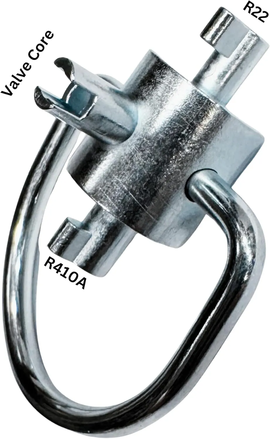 The HVAC 3-in-1 Multi Key Tool & 2 Pink Brass 1/4 inch Refrigerant locking caps Safe guard your AC systems efficiency and the environment from lost or accidental Miss-Use. ECWB, Red (3in1)