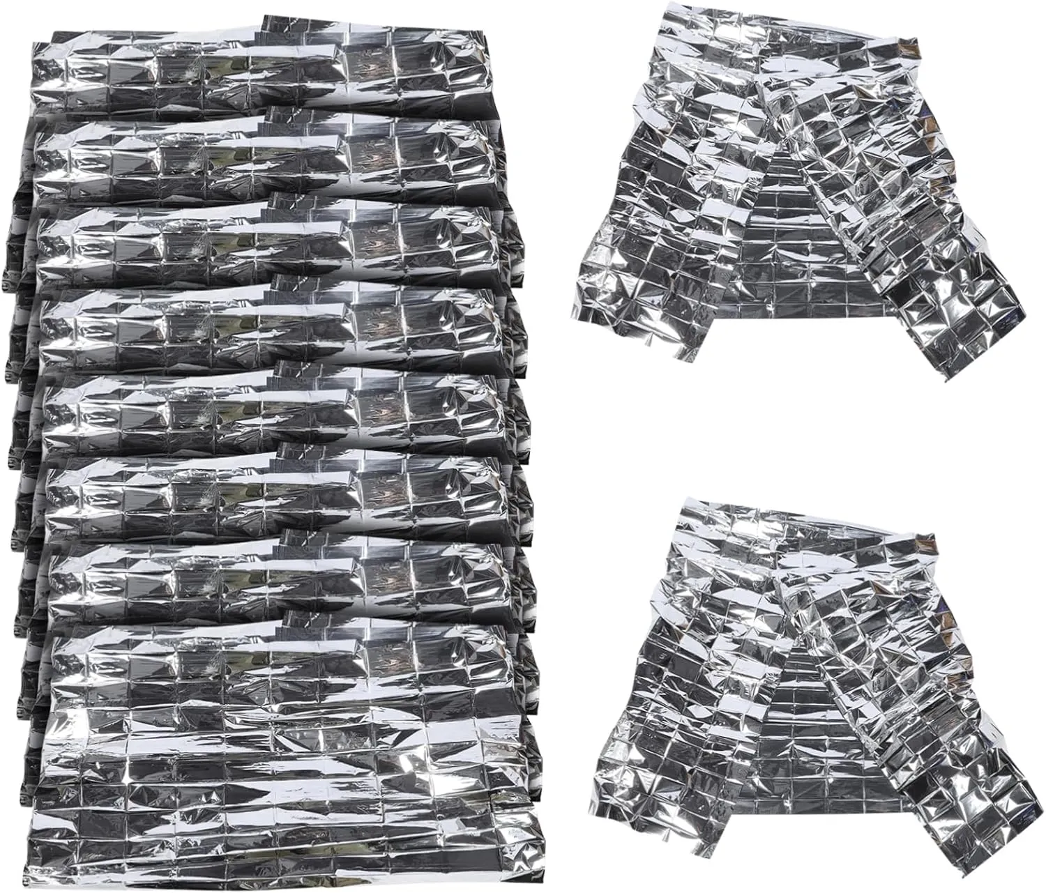Thermal Survival Blanket Packable Camping Quilt Emergency Insulation for Cold Weather First Aid Blanket