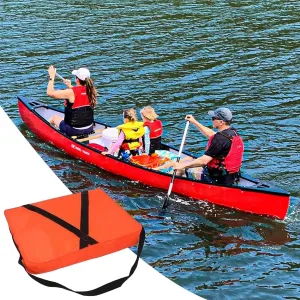 Throwable Flotation Device,High-Buoyancy Boat Cushion with Adjustable Strap, Throwable Flotation Device for Boating, Swimming & Rescue Boat Throwable Flotation Device