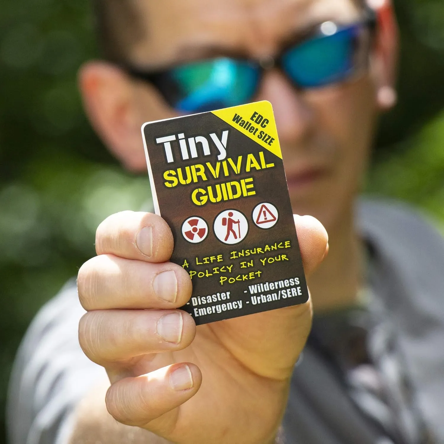 Tiny Survival Guide: A Life Insurance Policy in Your Pocket & Tiny Survival Card: A 17-in-1 Mini Survival Tool for Emergency & Disater Preparedness. Both Fit in Your Wallet and Make a Great Gift!