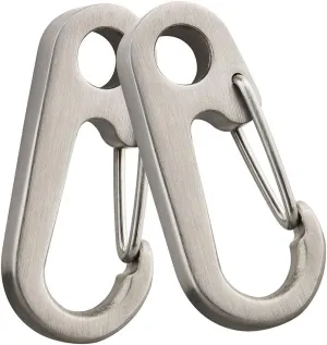 Titanium High Strength 41mm Quick Release Keychain Carabiner Snap Hook (2pcs)