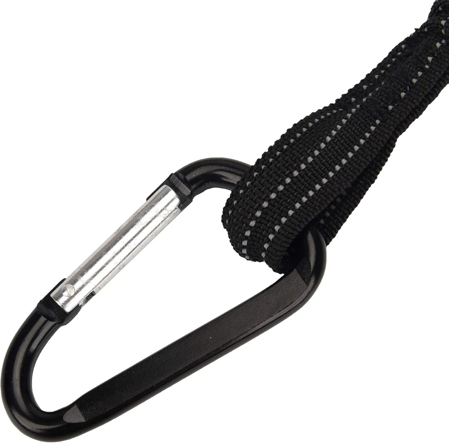 Tool Lanyard, 5 Pack Safety Tool Leash, Retractable Bungee Cord with Aluminum Lock Carabiner and Adjustable Loop End, Maximum Weight Limit 13.6KG / 30lb, Fall Restraint with Shock Cord Stopper