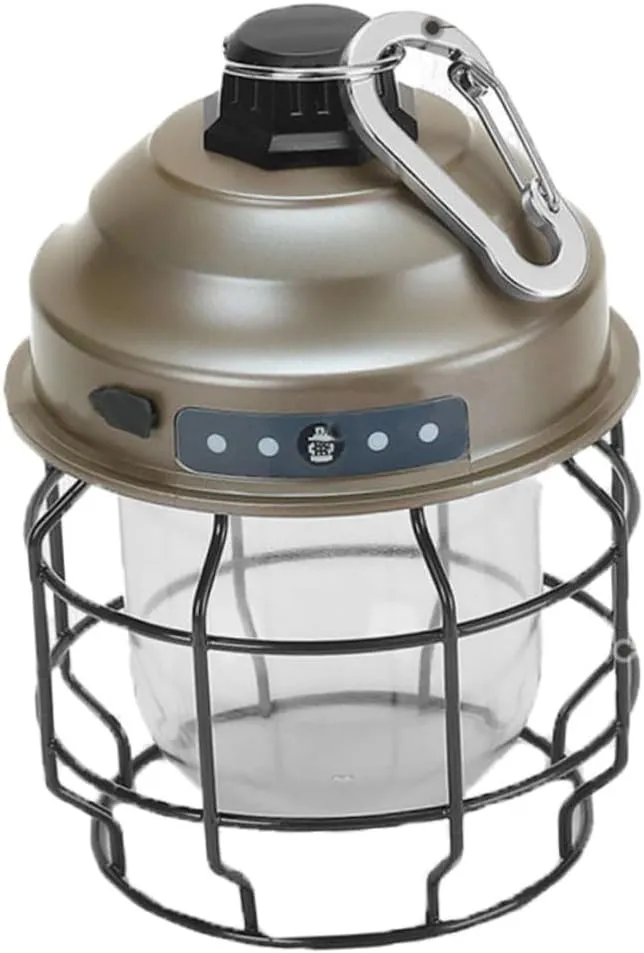Totority 1 Set Hanging Lamp Camping Lantern Solar Lanterns Outdoor Rechargeable Led Tent Lights