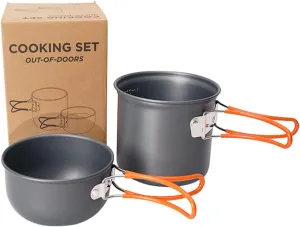 Totority Camping Accessories Cooking Pot Outdoor Camping Folding Pan Multi-Functional Tool