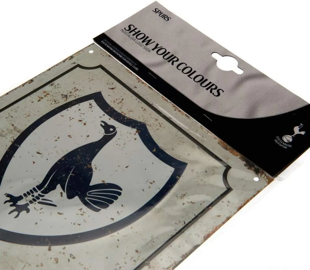Tottenham Retro Logo Sign - Multi-Colour