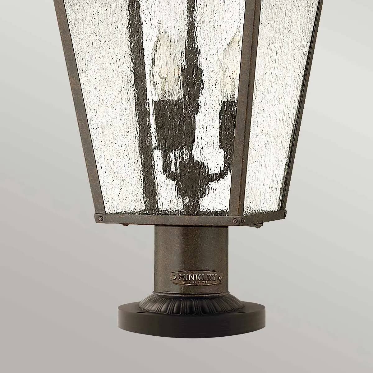 Trellis 3 Light Large Pedestal | Regency Bronze