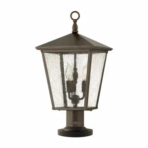 Trellis 3 Light Large Pedestal | Regency Bronze