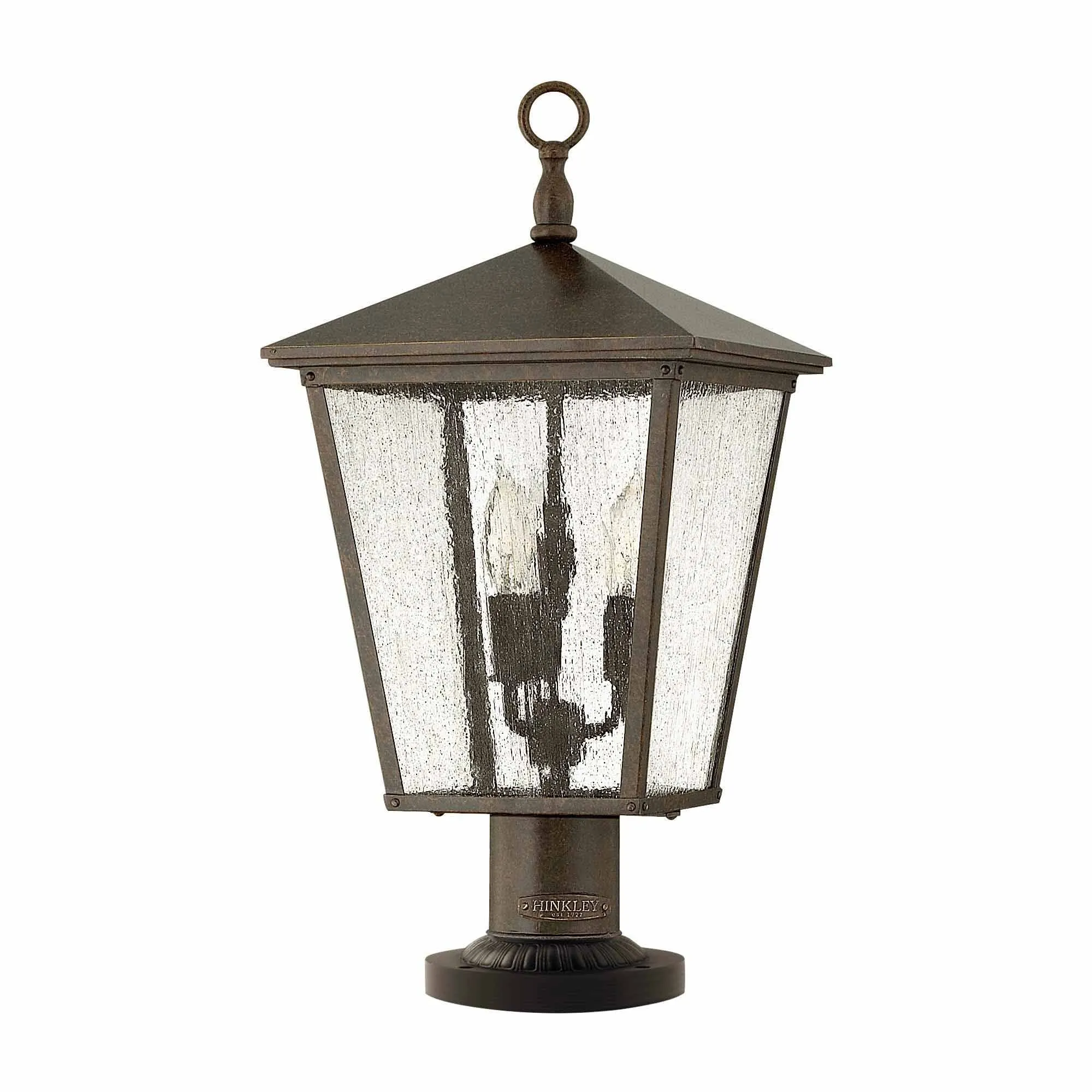 Trellis 3 Light Large Pedestal | Regency Bronze