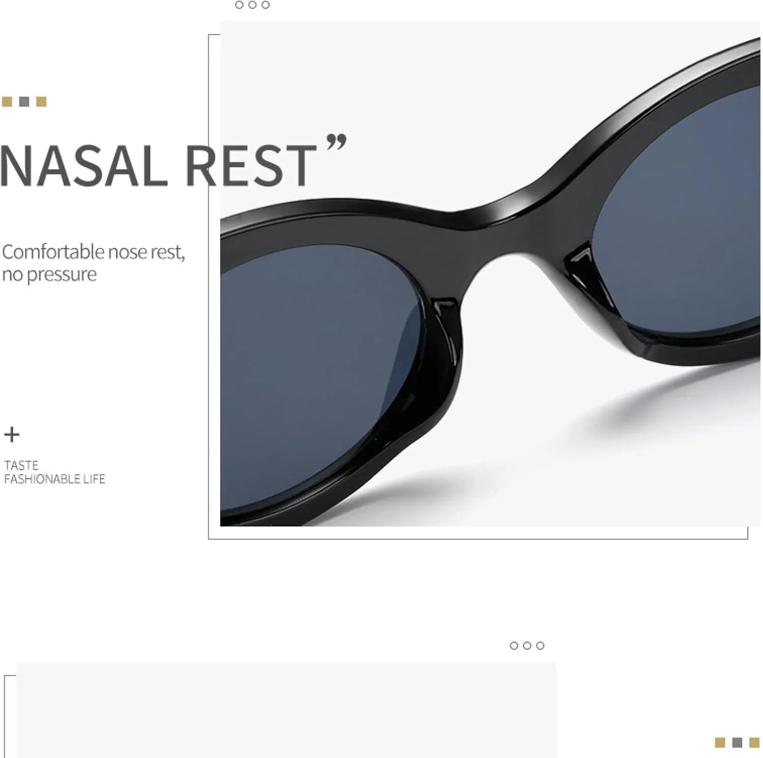 Trend Luxury Oval Wide Leg Sunglasses Men Women Fashion Punk Outdoors Driving Sun Glasses Uv400
