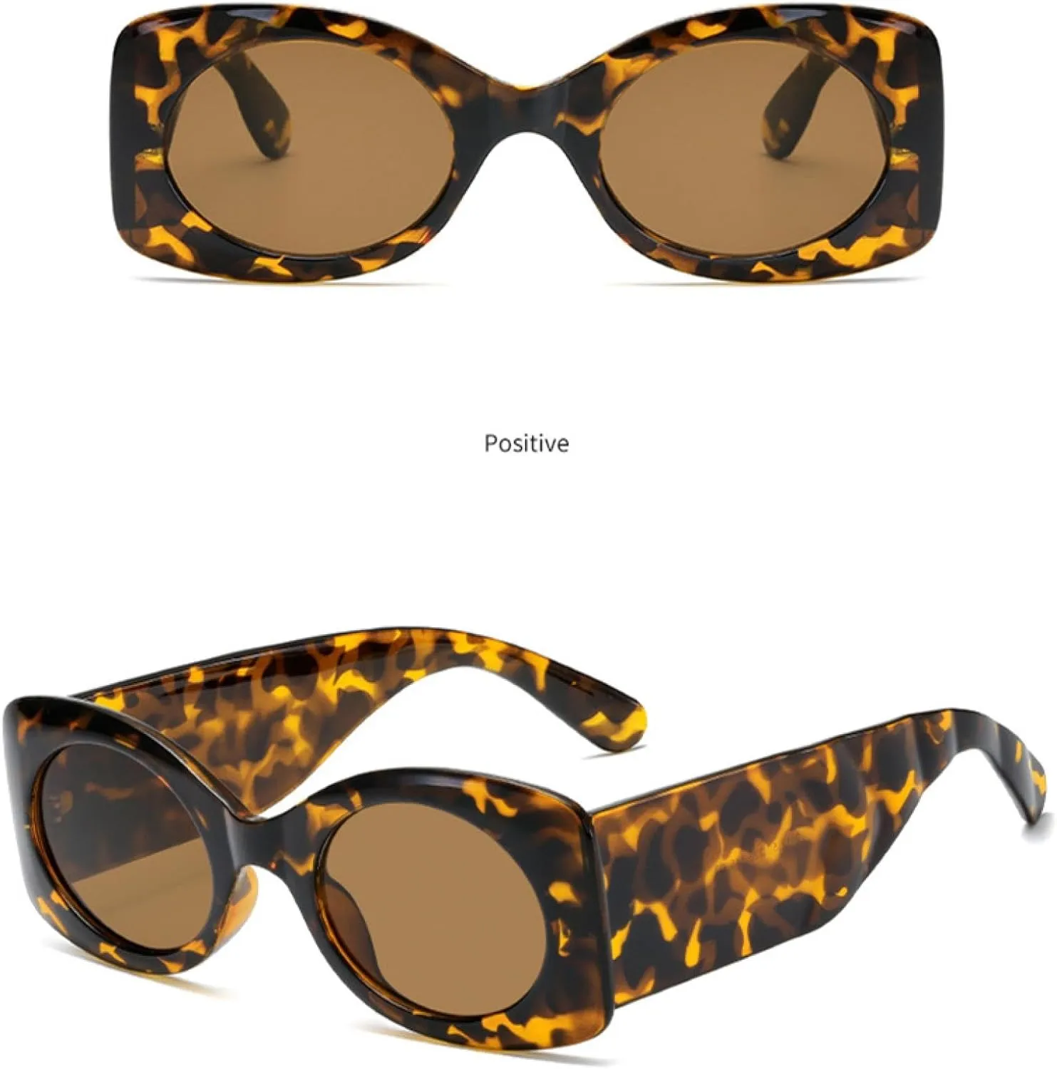 Trend Luxury Oval Wide Leg Sunglasses Men Women Fashion Punk Outdoors Driving Sun Glasses Uv400