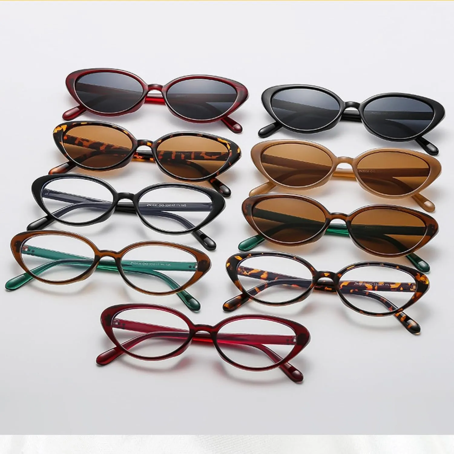Trend Luxury Small Frame Cat Eye Sunglasses Men Women Fashion Outdoors Travel Driving Sun Glasses Uv400