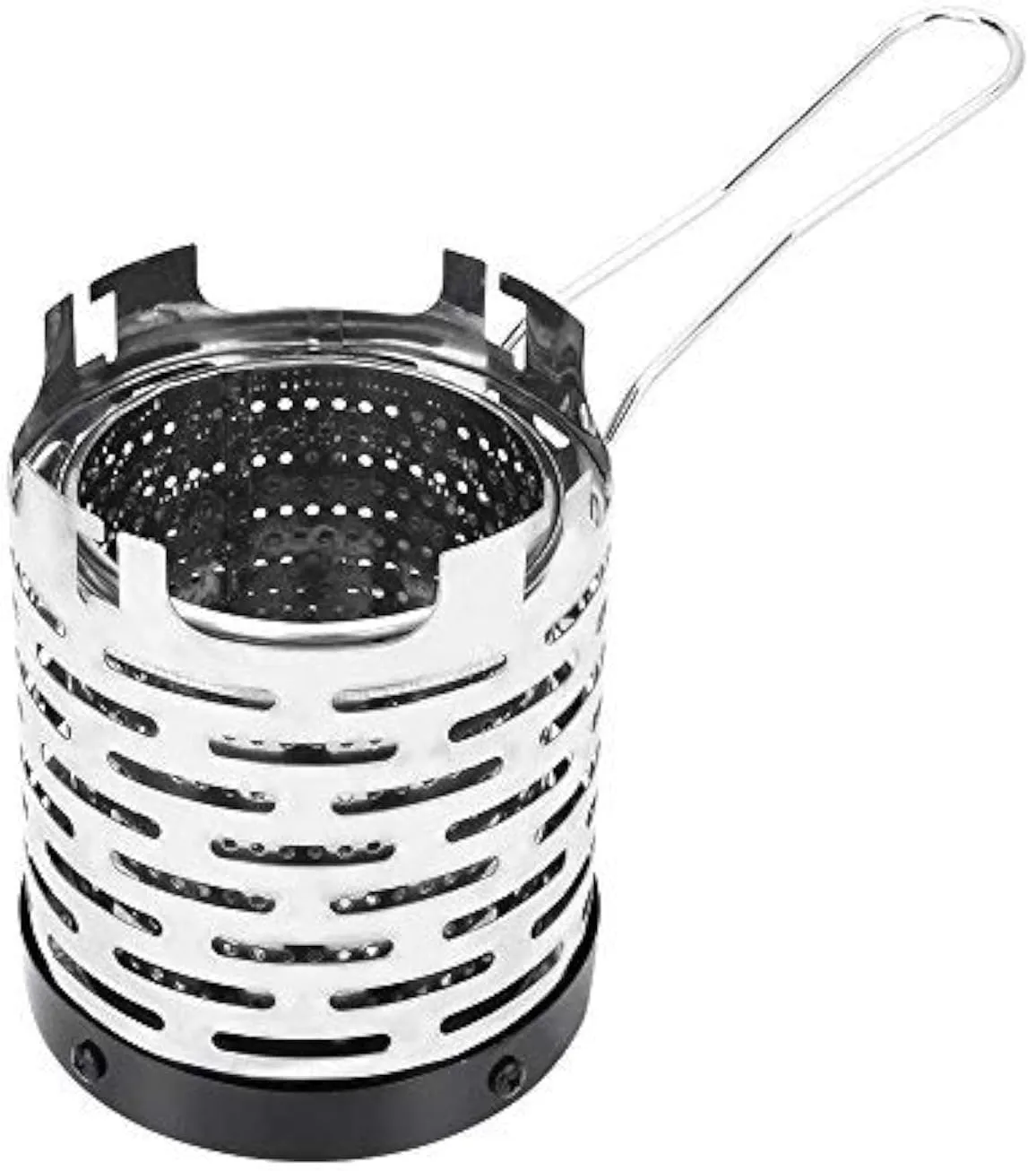 Ultra-Compact Camp Stove - Stainless Steel Foldable Heater for Tents & Shelters (6.7in)