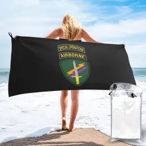 United States Army Civil Affairs and Psychological Operations Command Beach Towels Absorbent Bath Towels Oversized Quick-Drying Towels 31.5"x63"