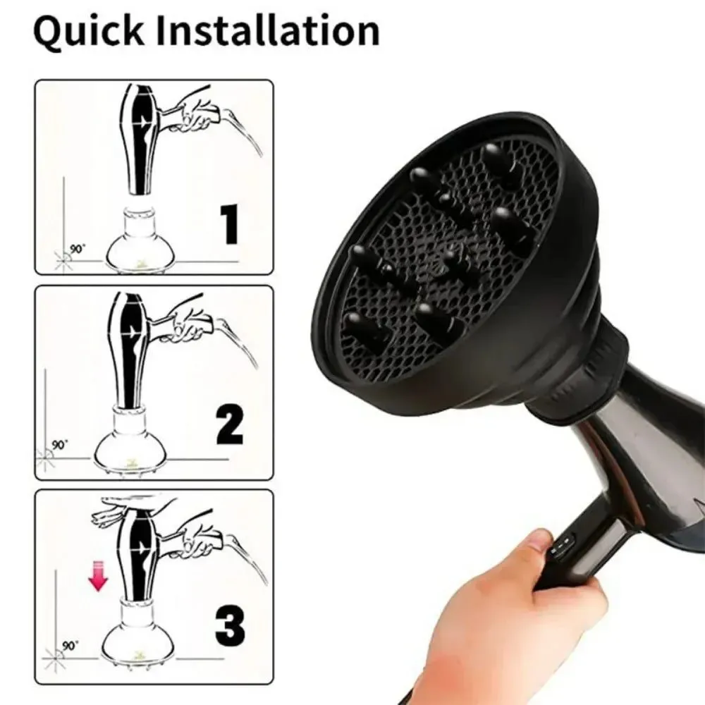 Universal Foldable Hair Dryer Diffuser Tool