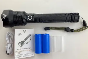 USB Rechargeable 10,000 Lumen OTN (Own The Night) Hunting & Tactical Flashlight