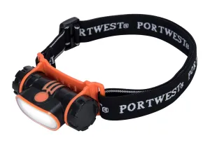 USB Rechargeable LED Head Lamp PA70 - Lightweight, Waterproof, Adjustable for Camping, Hiking, Cycling & Outdoor Adventures
