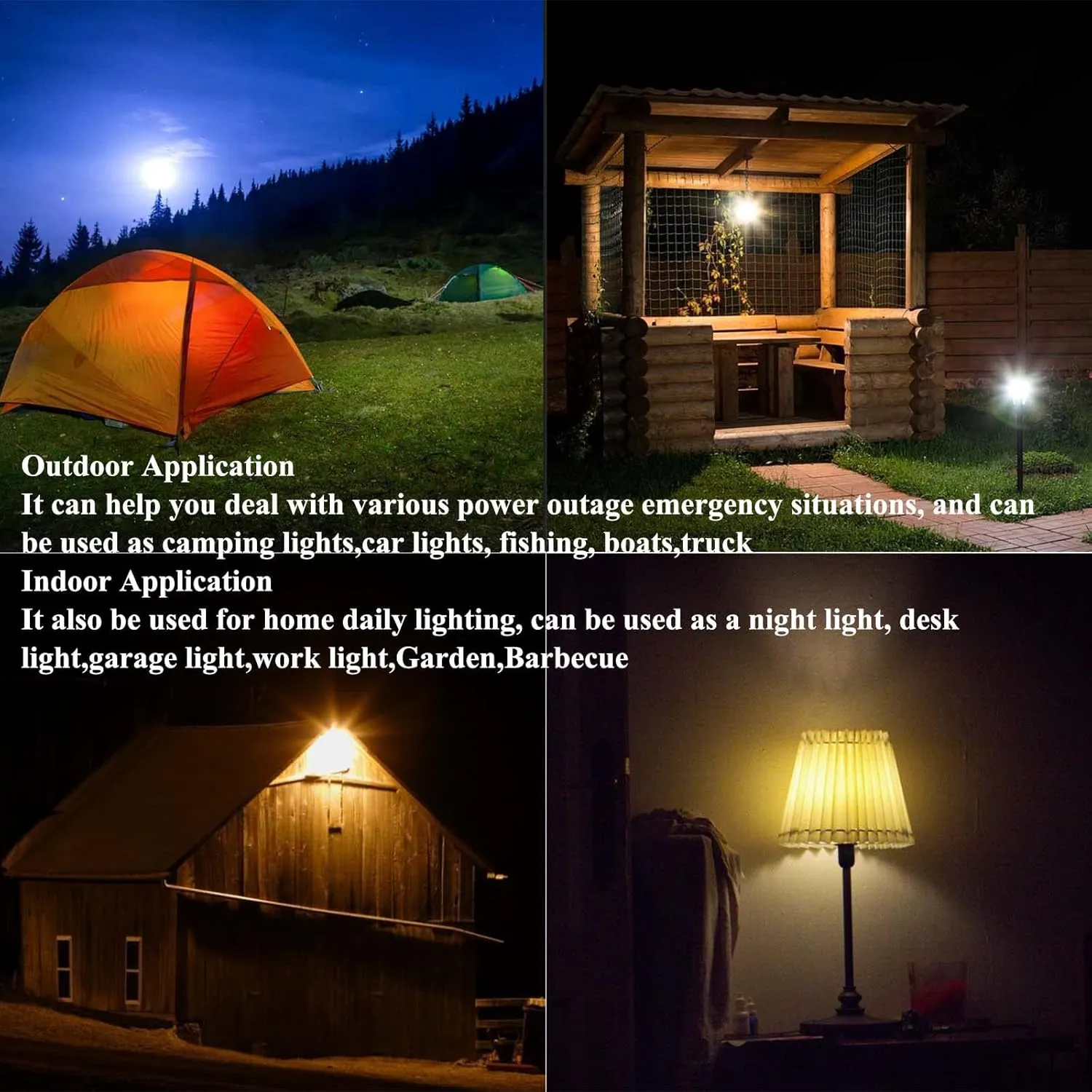 USB Rechargeable Light Bulbs with Remote Dimmable Timing 3000 mAh Rechargeable Battery Portable LED Tent Light Bulbs for Home Emergency Camping Tent Hiking(Daylight White 5000K, 2 Pack)