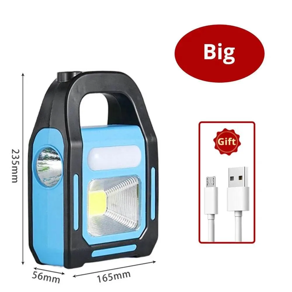 USB Rechargeable Solar Camping Lantern  Power Bank - Portable Outdoor Light