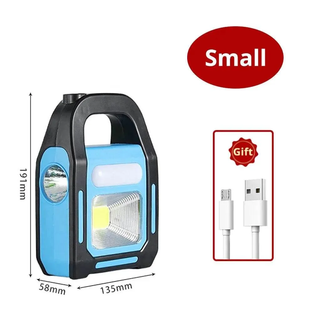 USB Rechargeable Solar Camping Lantern  Power Bank - Portable Outdoor Light