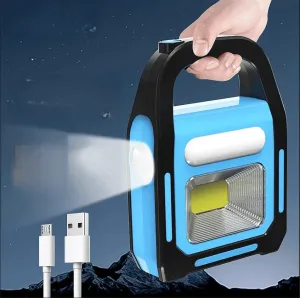 USB Rechargeable Solar Camping Lantern  Power Bank - Portable Outdoor Light