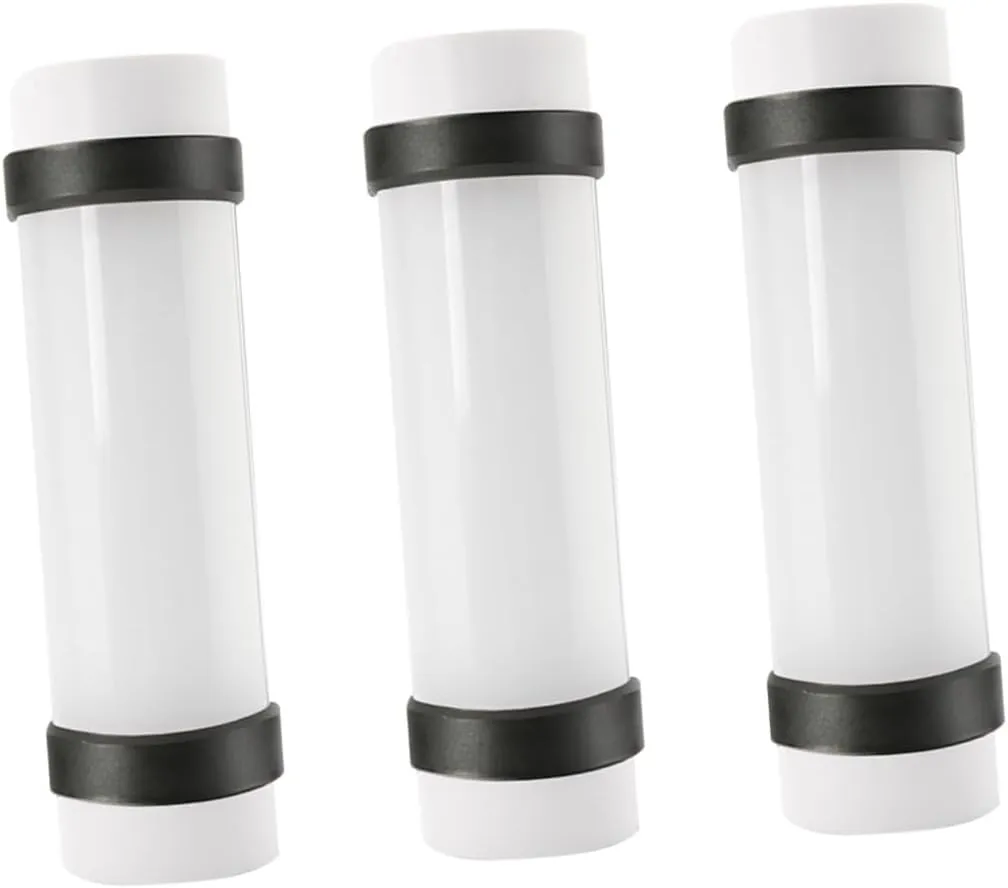 VANZACK 3pcs Led Camping Light Level Dimming USB Rechargeable Lantern Magnet Adsorption for Hands Use Portable Tent Flashlight for