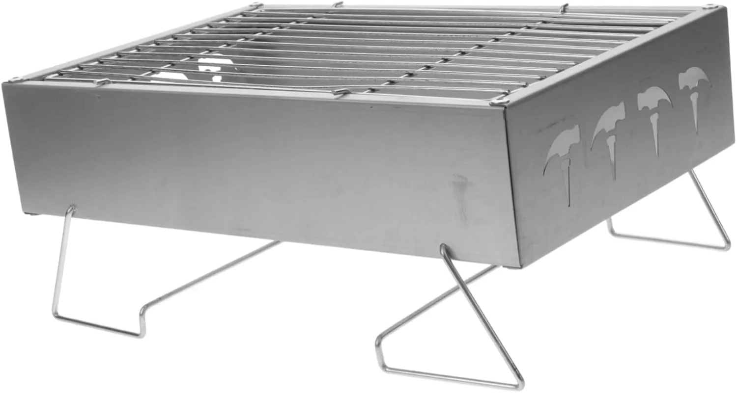 Versatile Portable Bbq Grill Folding Camping Hiking Stove Easy to Clean Maintain