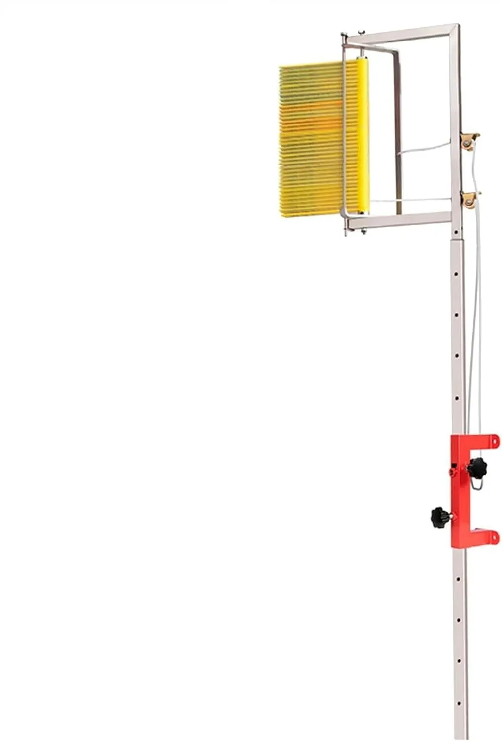 Vertical Jump Tester Vertical Jump Trainer Basketball Jump Training Scale Volleyball Spike Trainer with Drawstring,Jump Height Measuring Device (Yellow Veins)