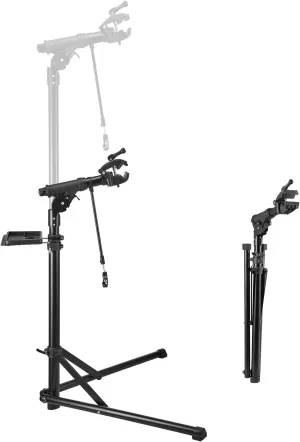 VEVOR Bike Repair Stand, 85 lb Heavy-duty Bicycle Work Stand with 40.7-64.1 in Adjustable Height & Magnetic Tool Tray, Foldable Bicycle Maintenance Rack, Shop Home Mechanics for Mountain & Road Bike