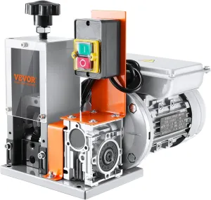 VEVOR Electric Wire Stripping Machine, 0.06''-1.18'' Automatic Wire Stripper, 180 W, 60 ft/min with Visible Stripping Depth Reference
