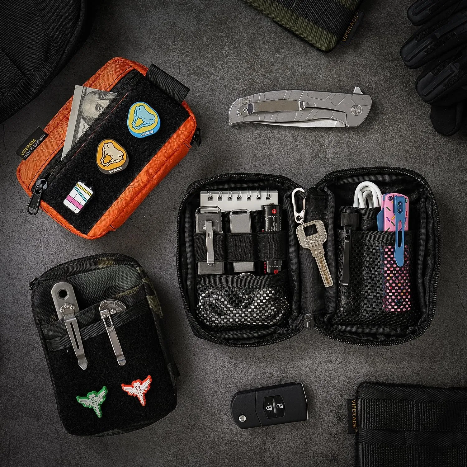 VIPERADE VE26 EDC Pouch - Small EDC Organizer for Multitools