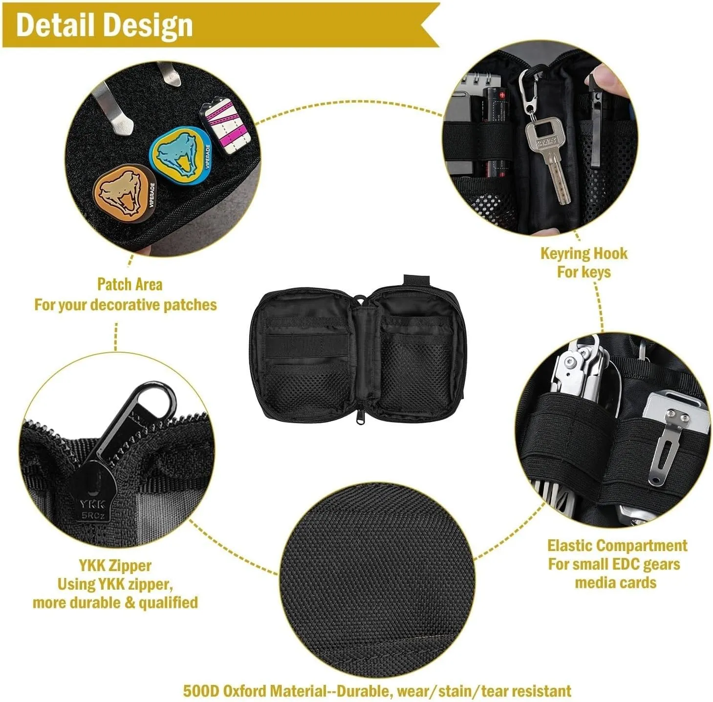 VIPERADE VE26 EDC Pouch - Small EDC Organizer for Multitools