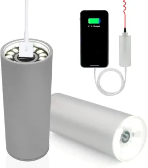 Voltaic Systems Shine 3-in-1 LED Lantern, Emergency Flashlight, Rechargeable 10,050mAh Portable Power Bank. 100  Hours Run Time, Dimmable, IPX67 Waterproof Metal Case Used for Camping, Home, Outages