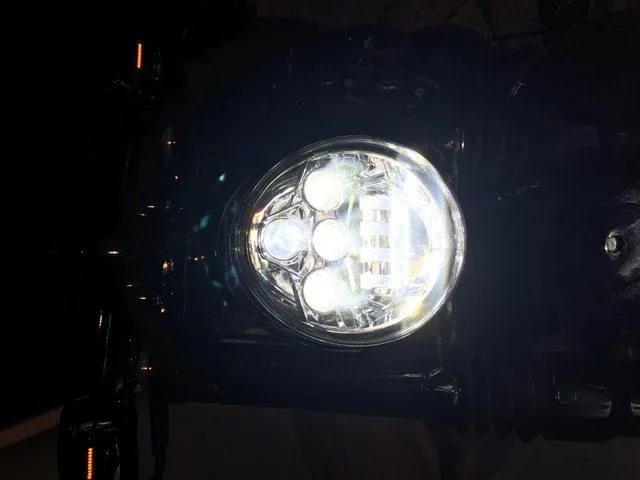 VRSC Davidson V-ROD Value-for-money HEADLIGHT BLACK Prompt response - VROD Harley DAYMAKER LED